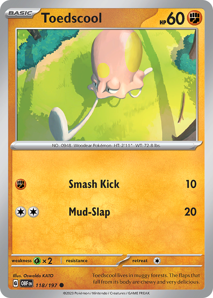 Toedscool — illustrated card