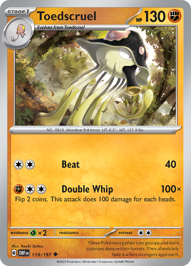Toedscruel — illustrated card