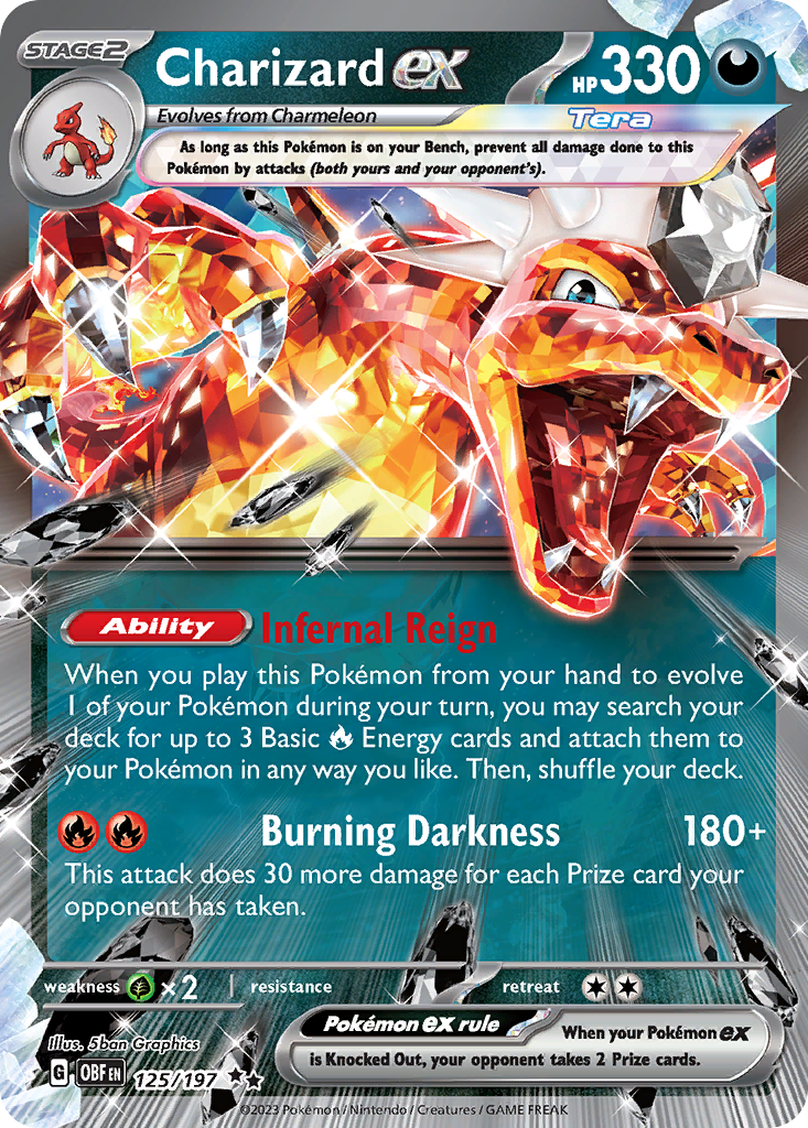 Charizard ex — illustrated card