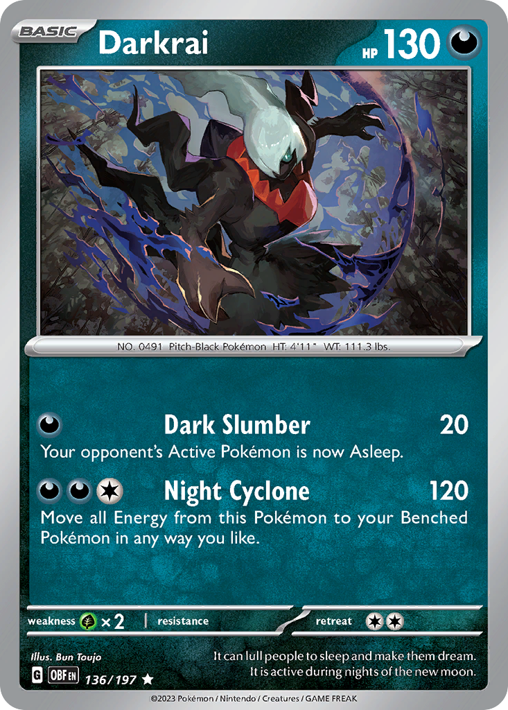 Darkrai — illustrated card