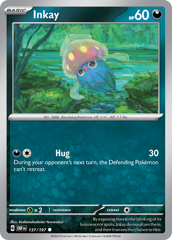 Inkay — illustrated card