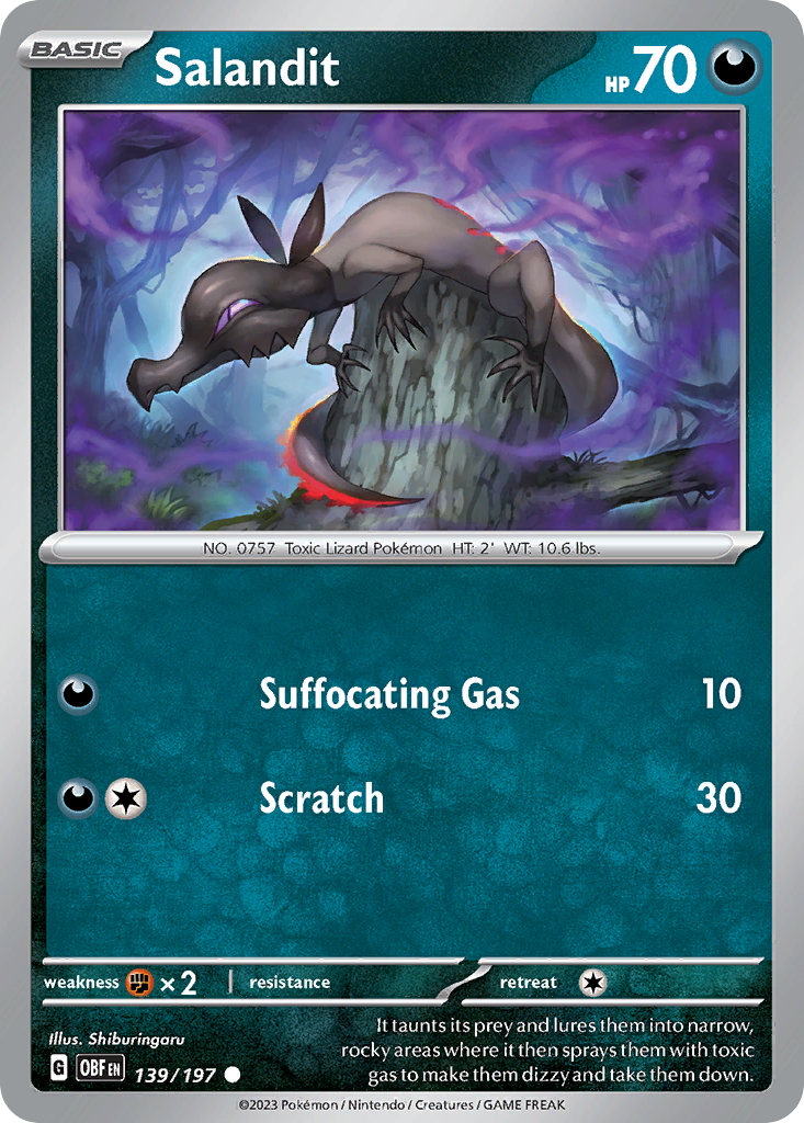Salandit — illustrated card