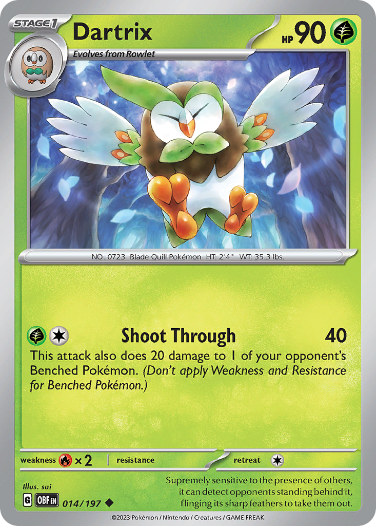 Dartrix — illustrated card