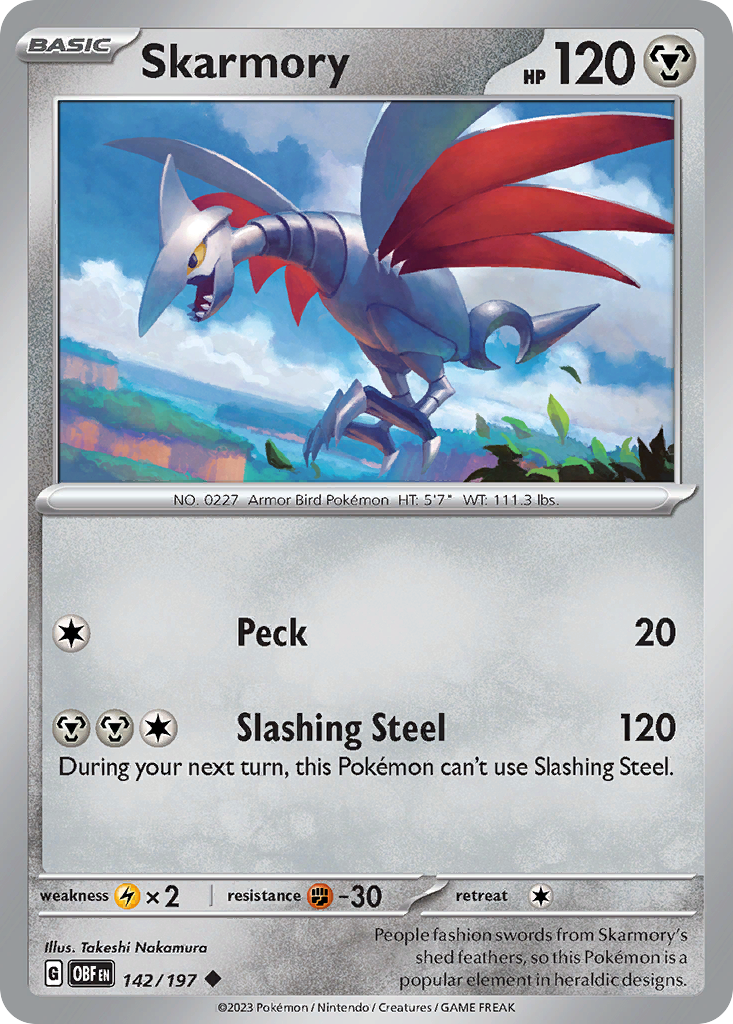 Skarmory — illustrated card
