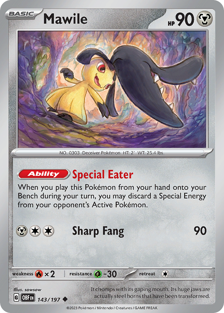 Mawile — illustrated card