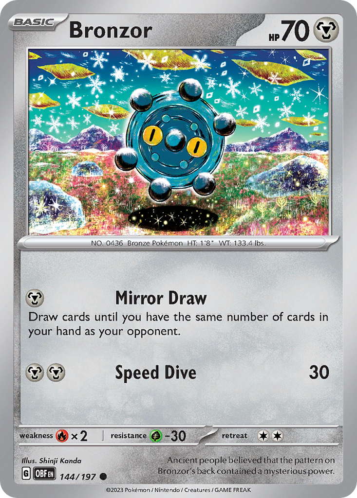 Bronzor — illustrated card