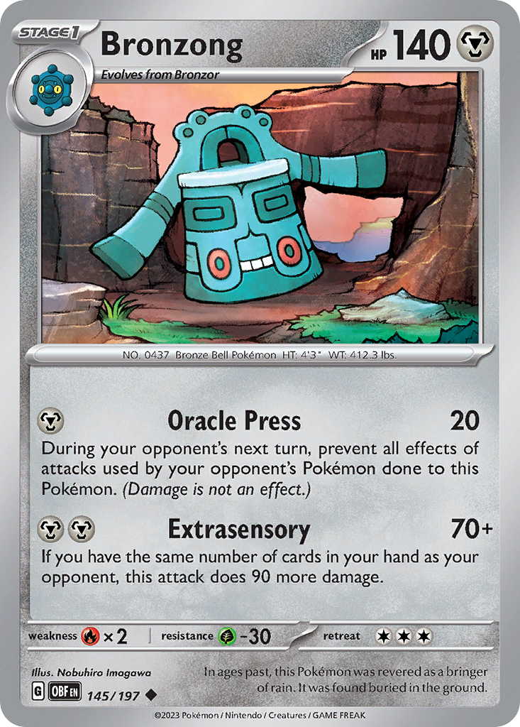 Bronzong — illustrated card