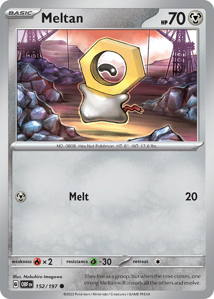 Meltan — illustrated card