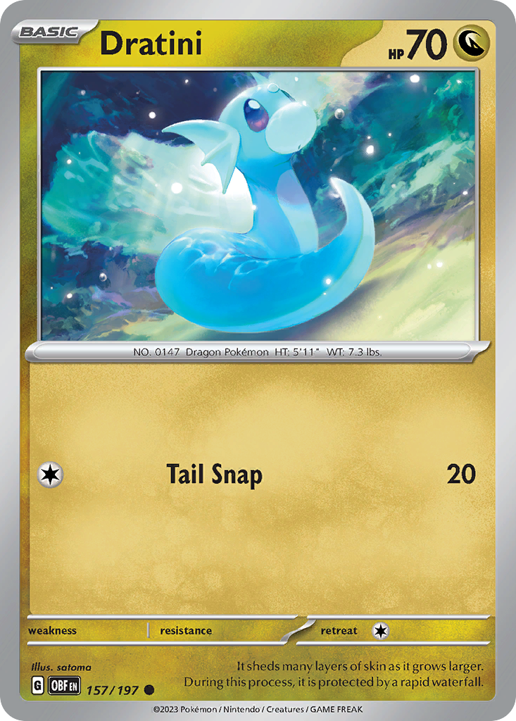Dratini — illustrated card