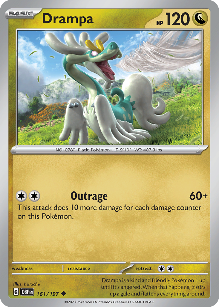 Drampa — illustrated card