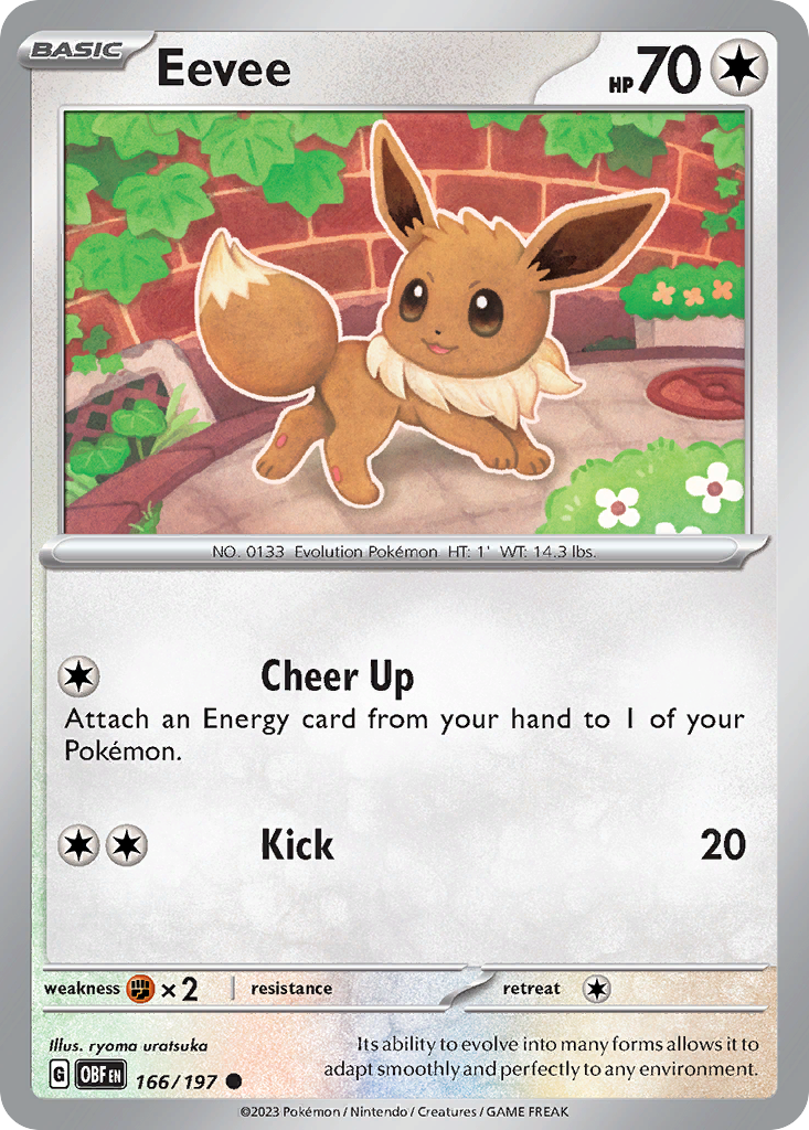 Eevee — illustrated card