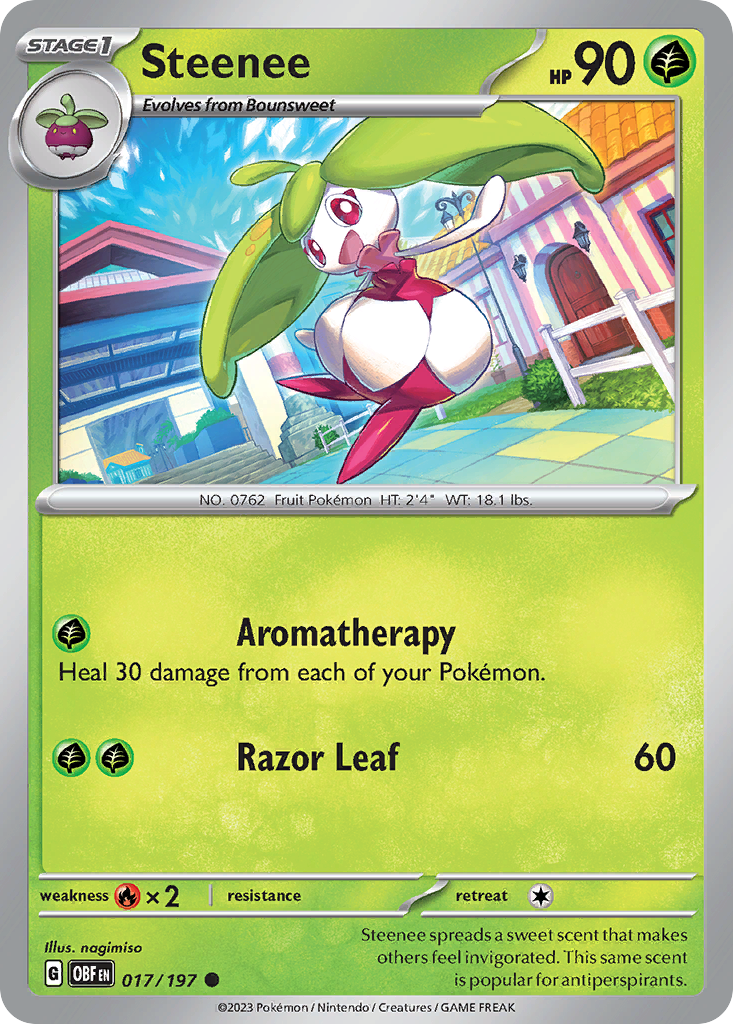 Steenee — illustrated card
