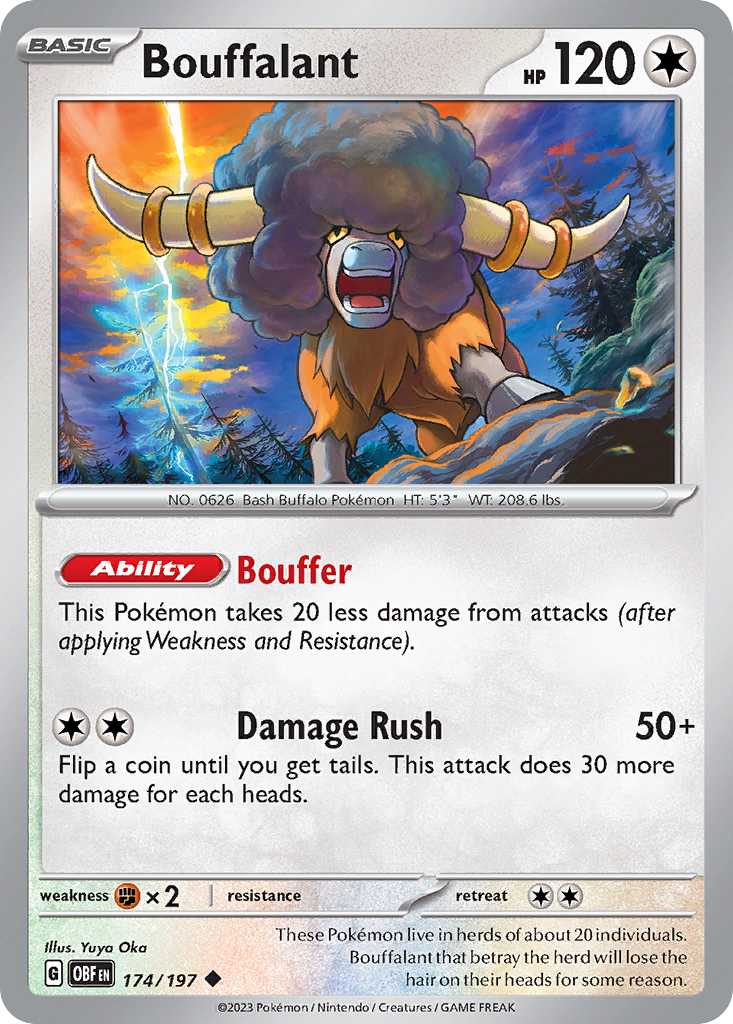 Bouffalant — illustrated card