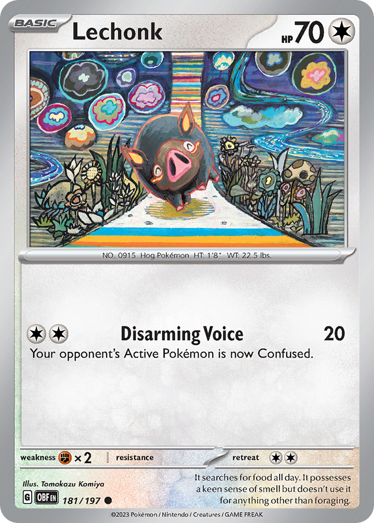Lechonk — illustrated card