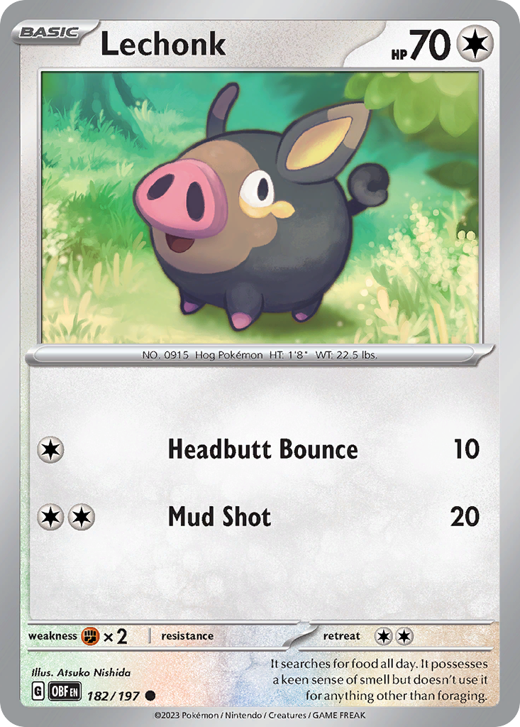 Lechonk — illustrated card