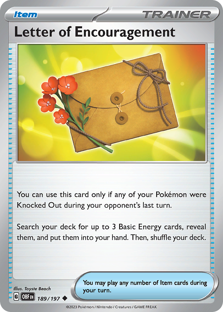 Letter of Encouragement — illustrated card