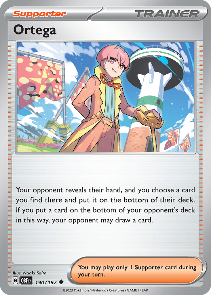 Ortega — illustrated card