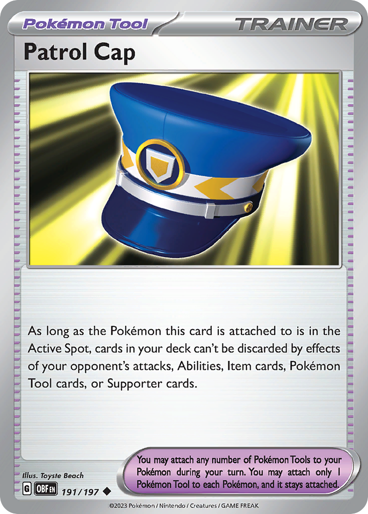 Patrol Cap — illustrated card