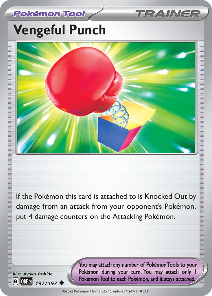 Vengeful Punch — illustrated card