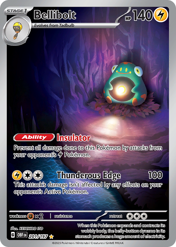 Bellibolt — illustrated card