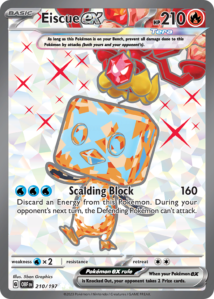 Eiscue ex — illustrated card