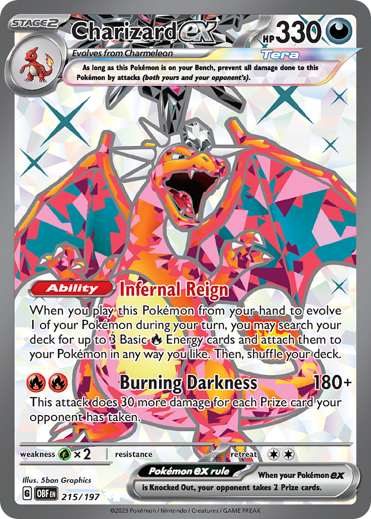 Charizard ex — illustrated card
