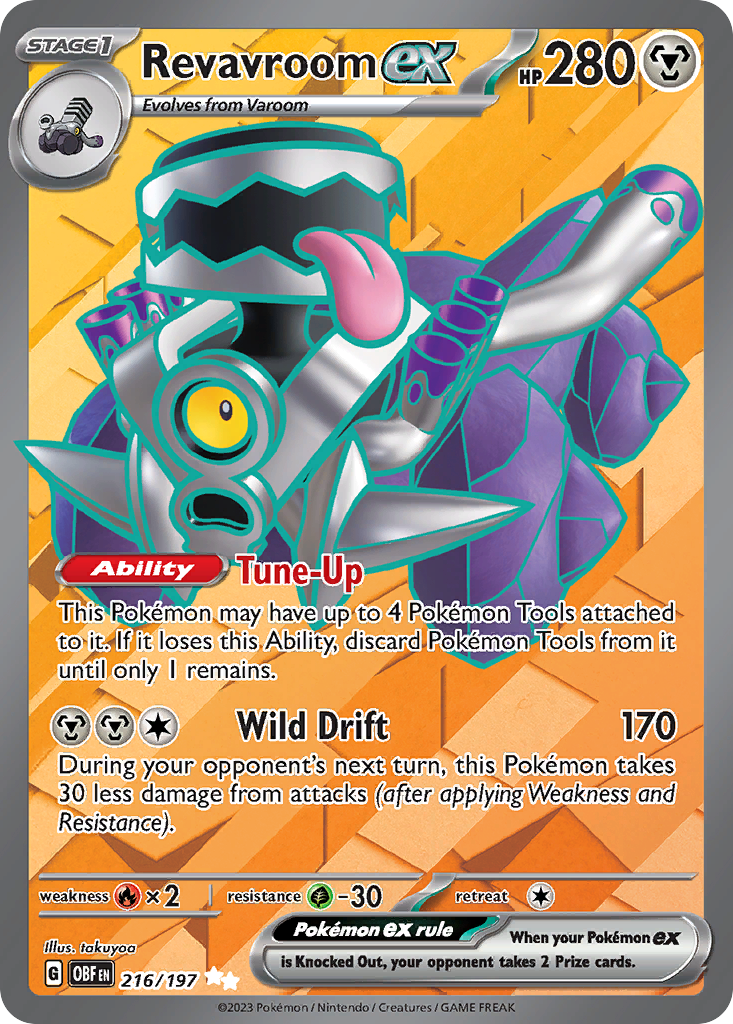 Revavroom ex — illustrated card