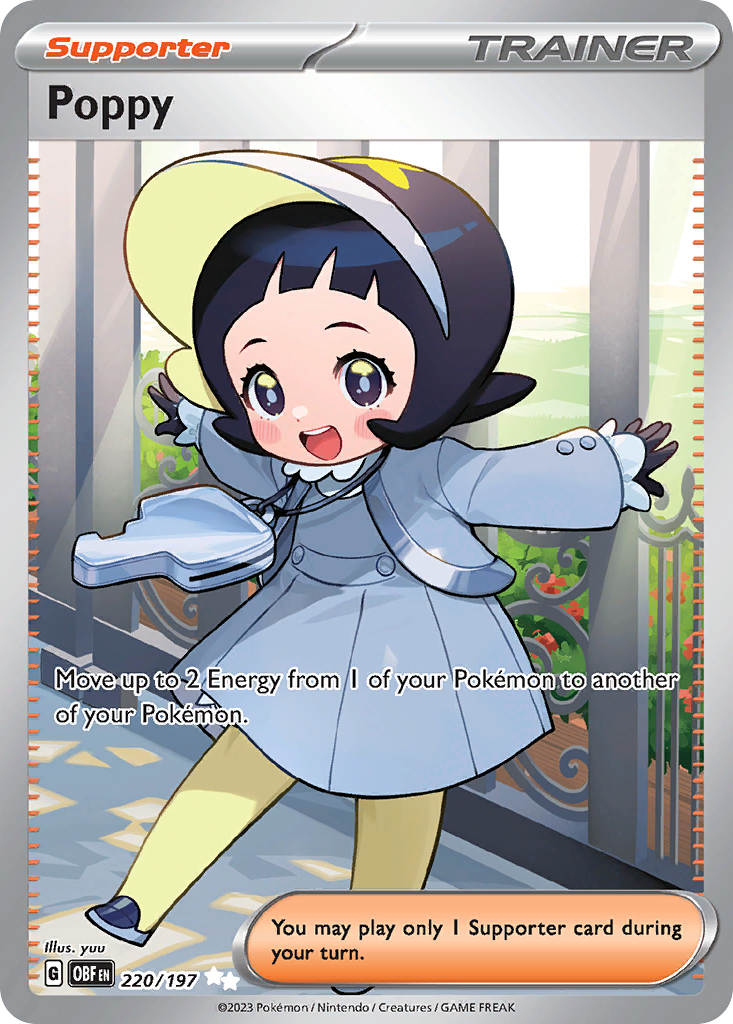 Poppy — illustrated card