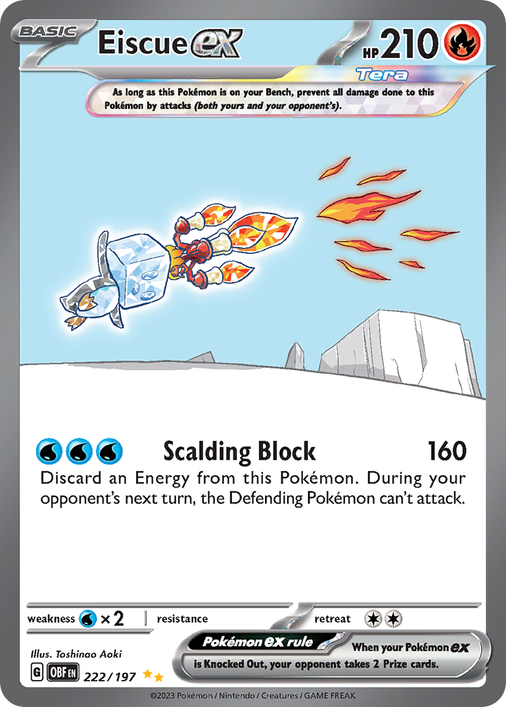 Eiscue ex — illustrated card