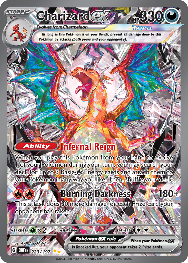 Charizard ex — illustrated card
