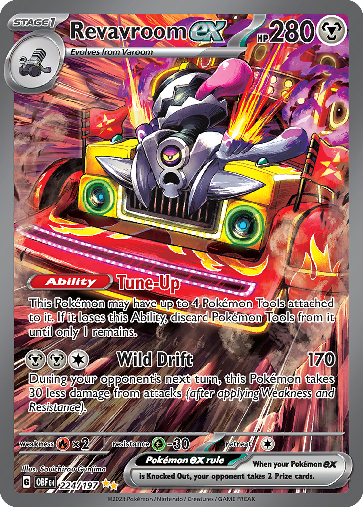 Revavroom ex — illustrated card
