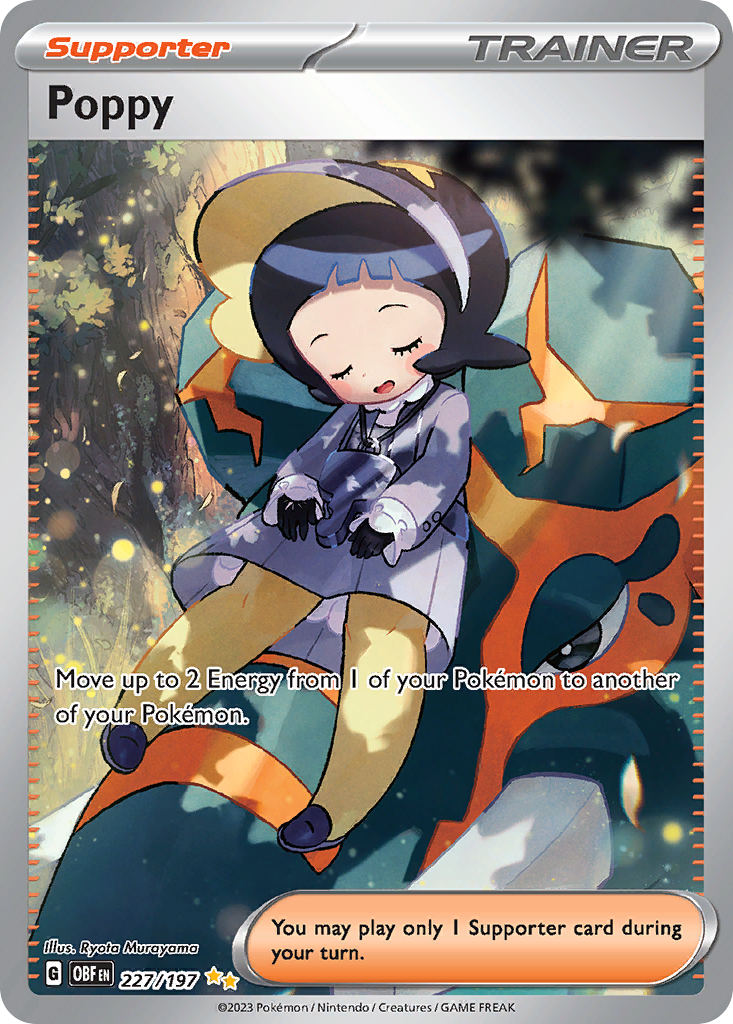 Poppy — illustrated card