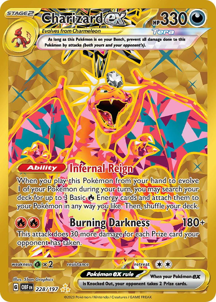 Charizard ex — illustrated card