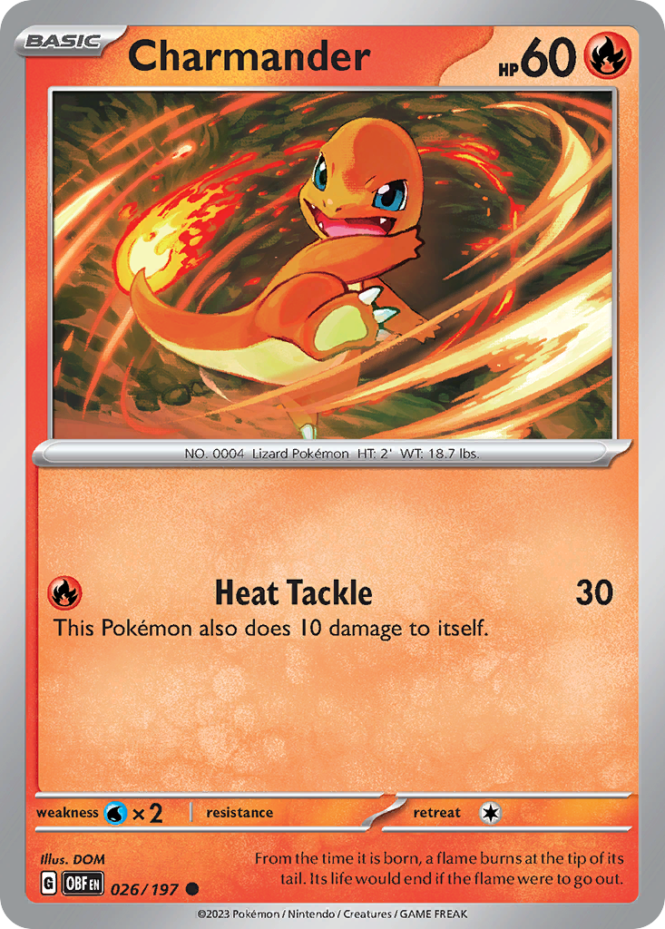 Charmander — illustrated card