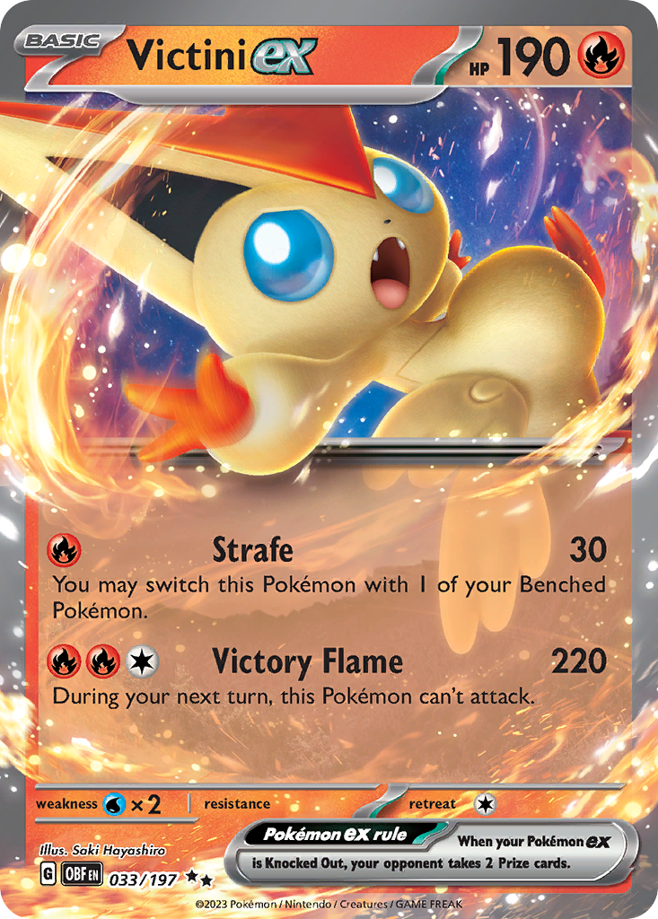 Victini ex — illustrated card