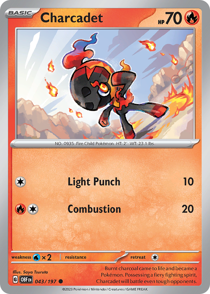 Charcadet — illustrated card