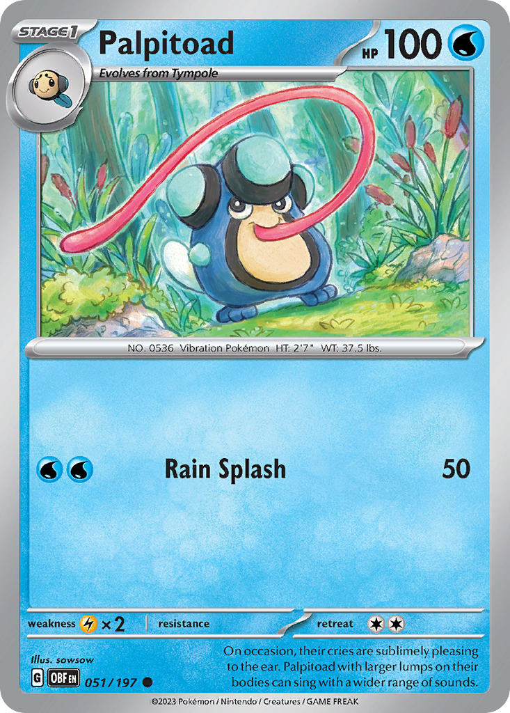Palpitoad — illustrated card