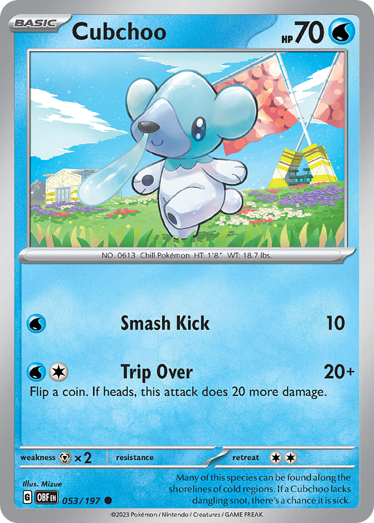 Cubchoo — illustrated card