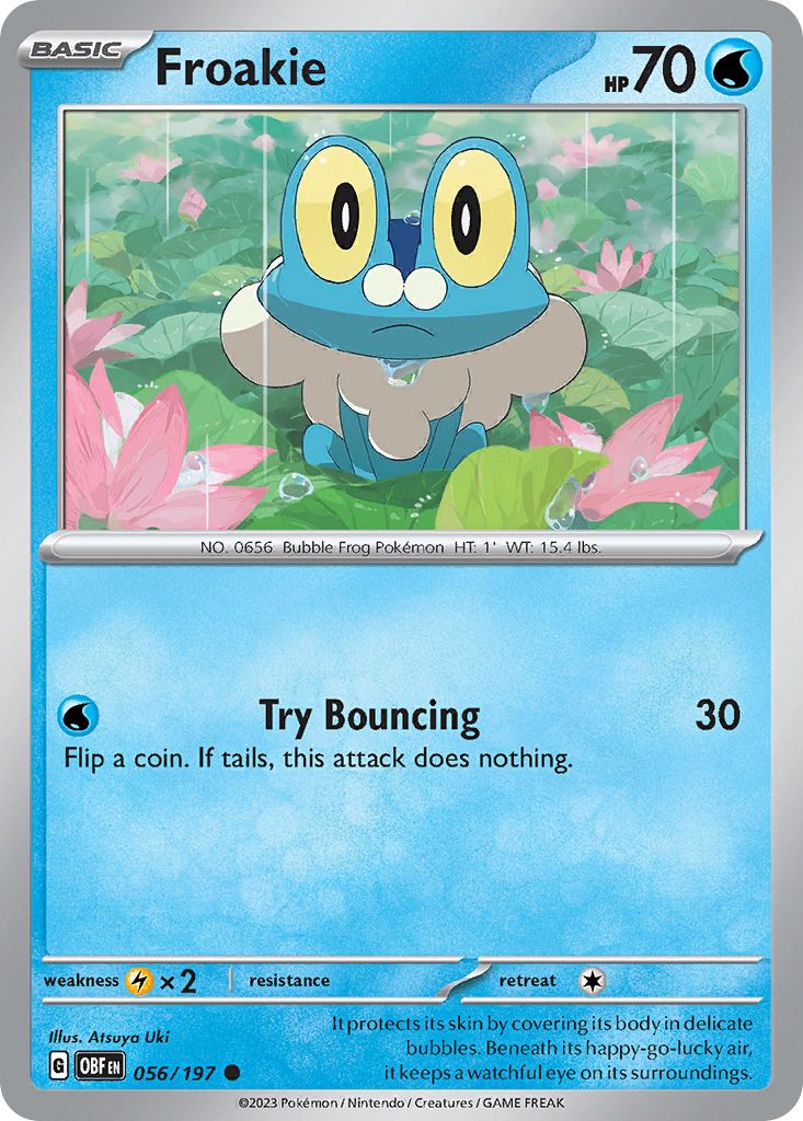 Froakie — illustrated card