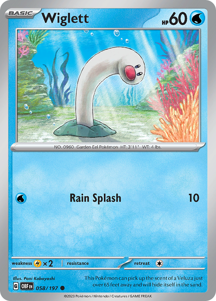 Wiglett — illustrated card