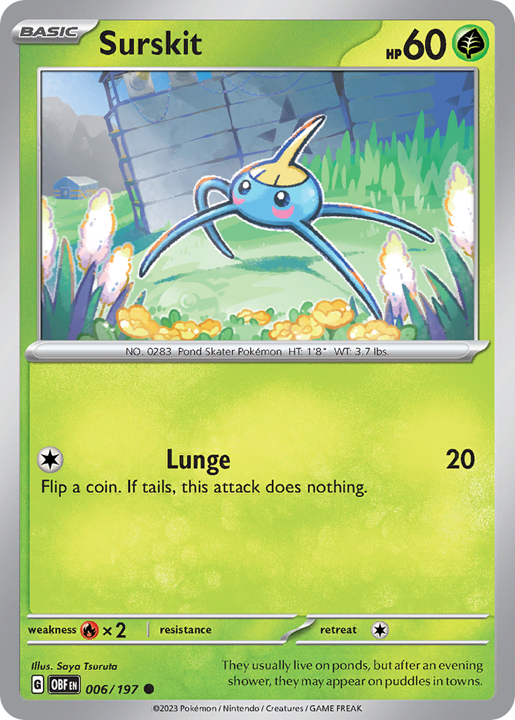 Surskit — illustrated card