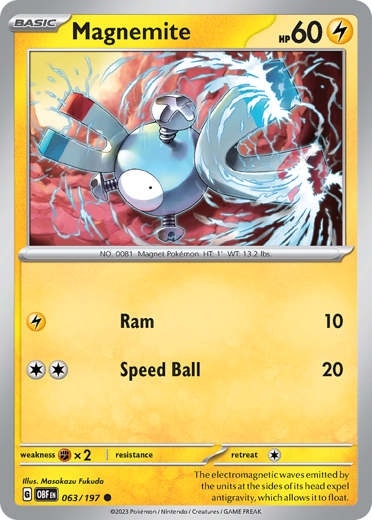 Magnemite — illustrated card
