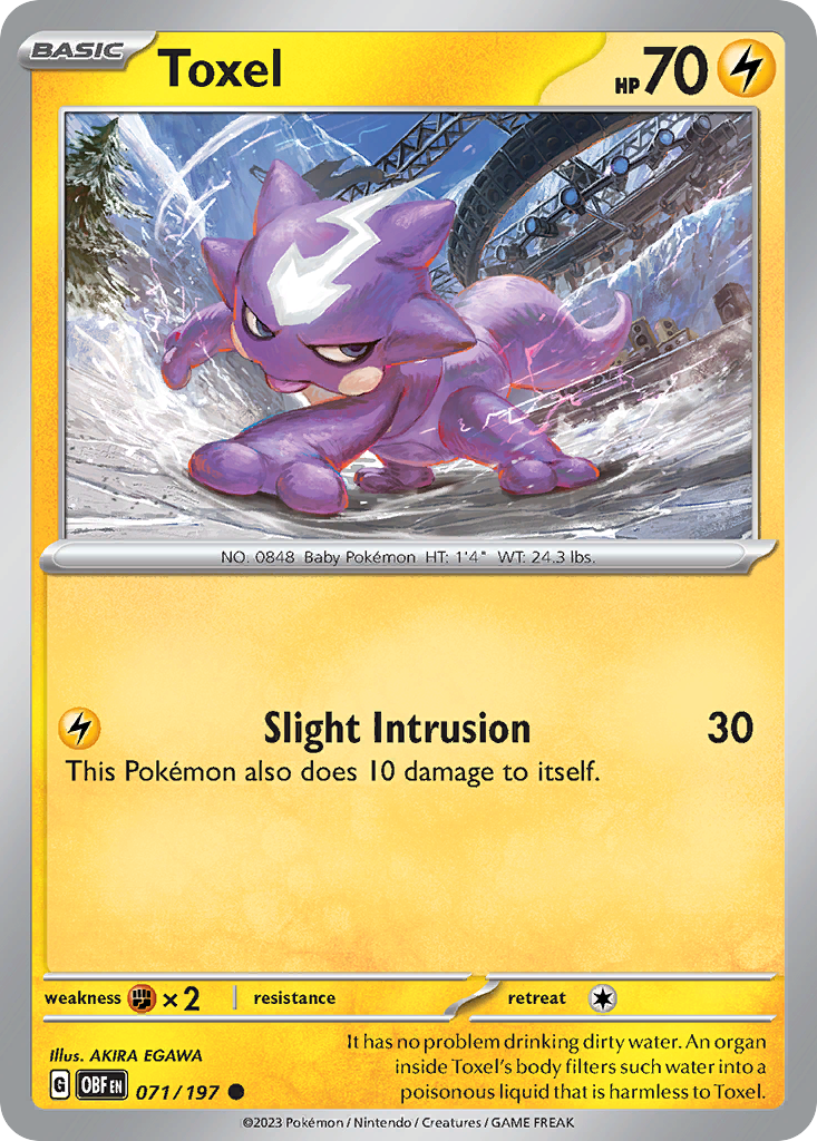 Toxel — illustrated card