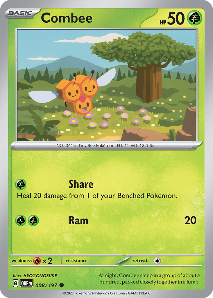 Combee — illustrated card