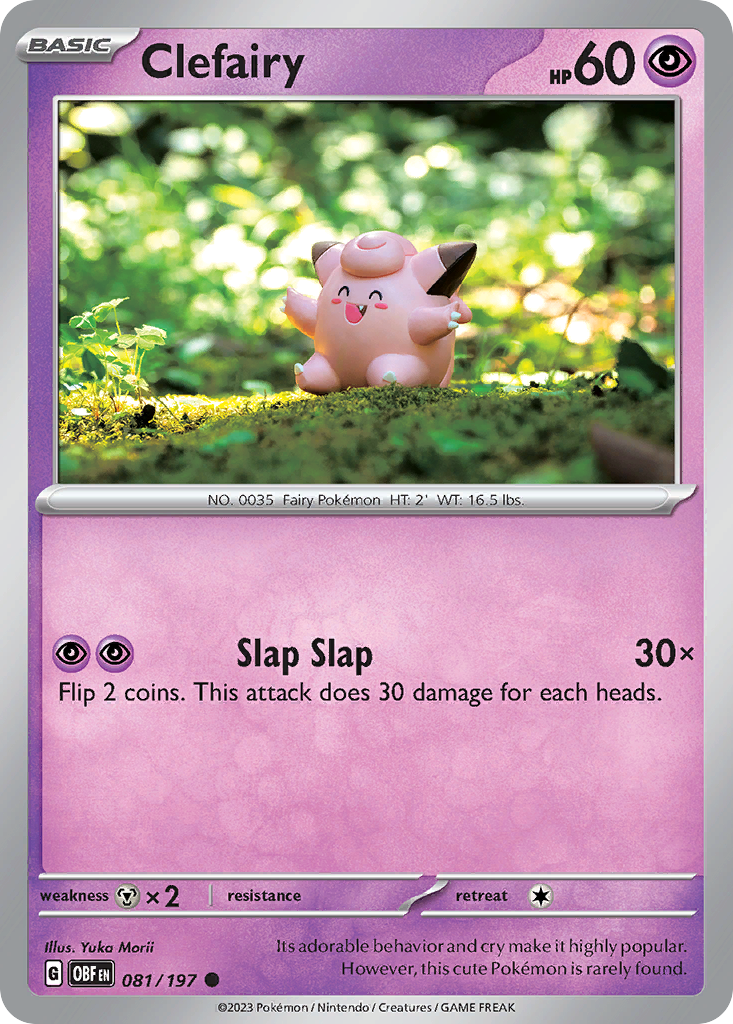 Clefairy — illustrated card