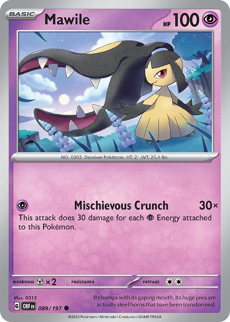 Mawile — illustrated card