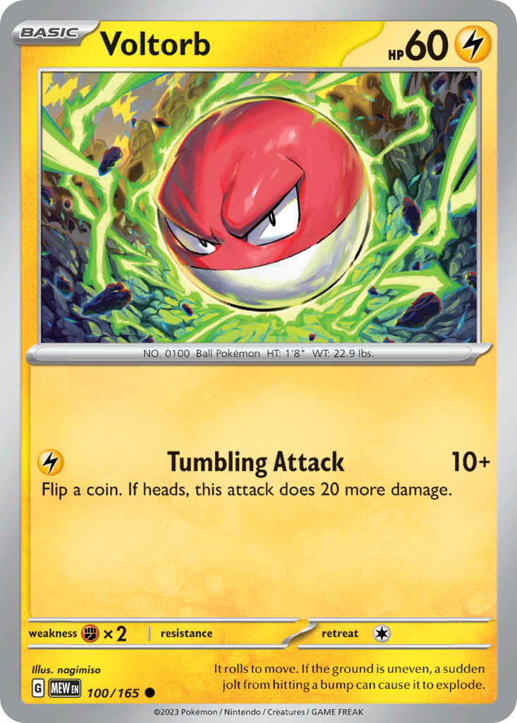 Voltorb — illustrated card