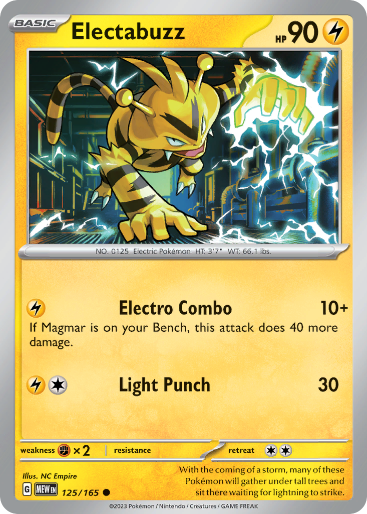 Electabuzz — illustrated card