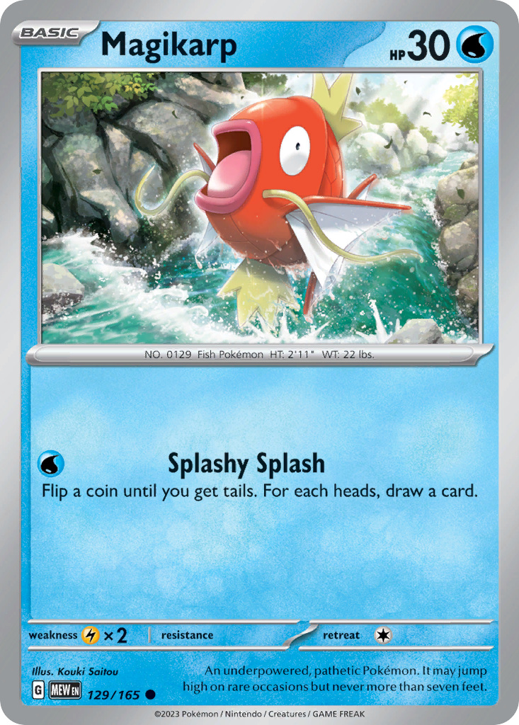 Magikarp — illustrated card