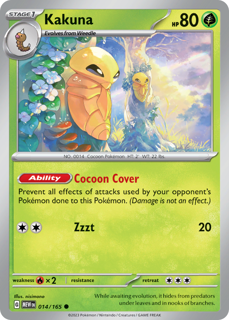 Kakuna — illustrated card